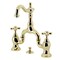 Kingston Brass Bridge Bathroom Faucet with Brass Pop-Up, Polished Brass KS7972AX - alternate 1
